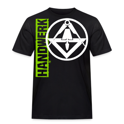 Unisex Workwear T-Shirt "Stuckateur" Schwarz Männer Workwear T-Shirt