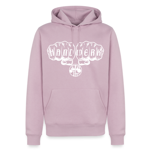 Männer Premium Hoodie "Strassenbauer" - Altrosa