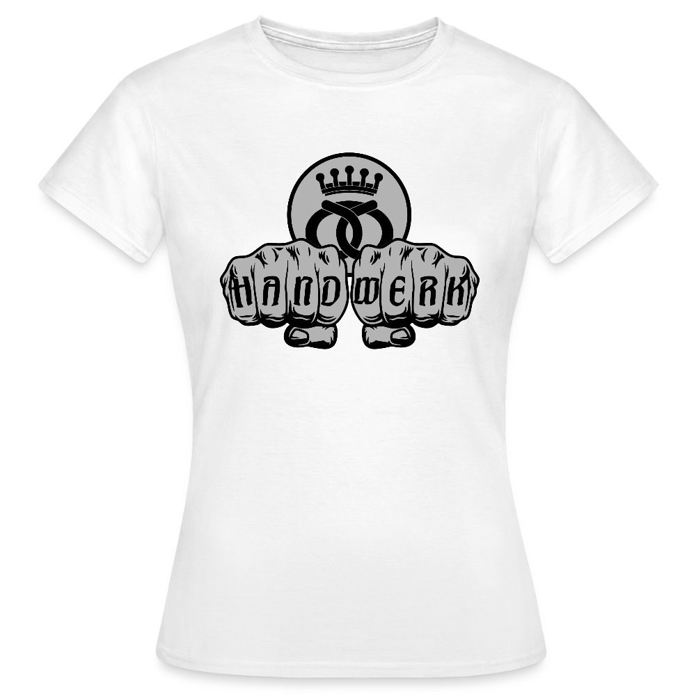 Frauen T-Shirt "Bäcker" Weiß Frauen T-Shirt