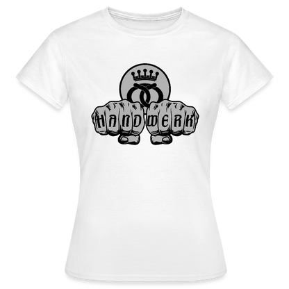Frauen T-Shirt "Bäcker" Weiß Frauen T-Shirt