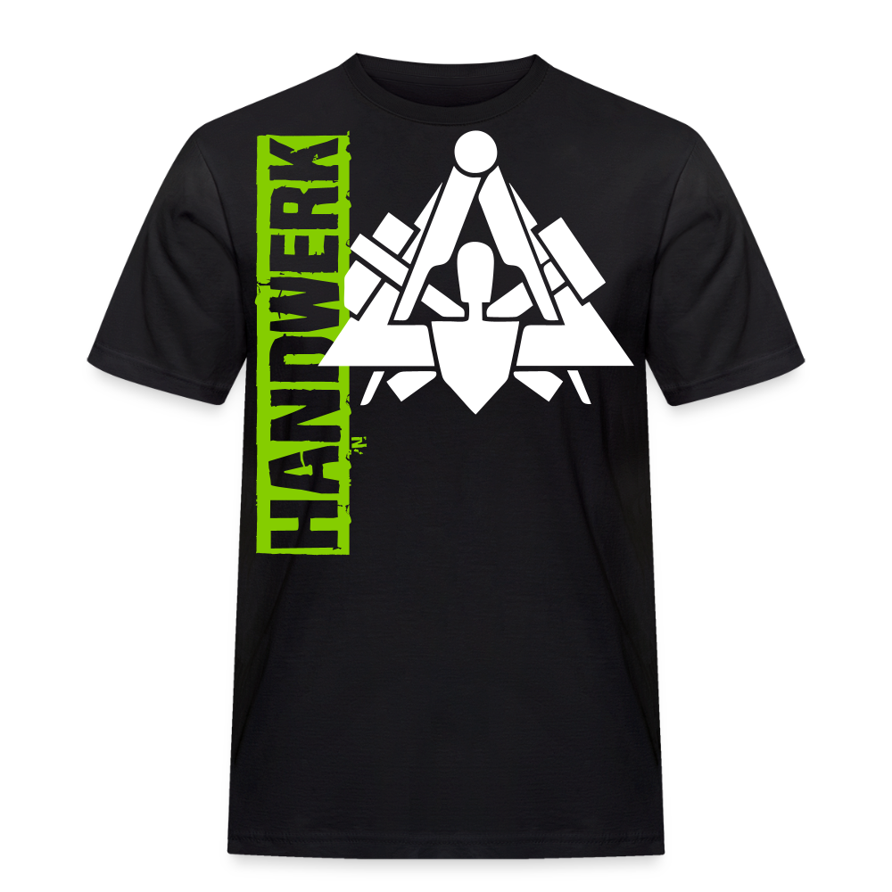 Unisex Workwear T-Shirt "Maurer" Schwarz Männer Workwear T-Shirt