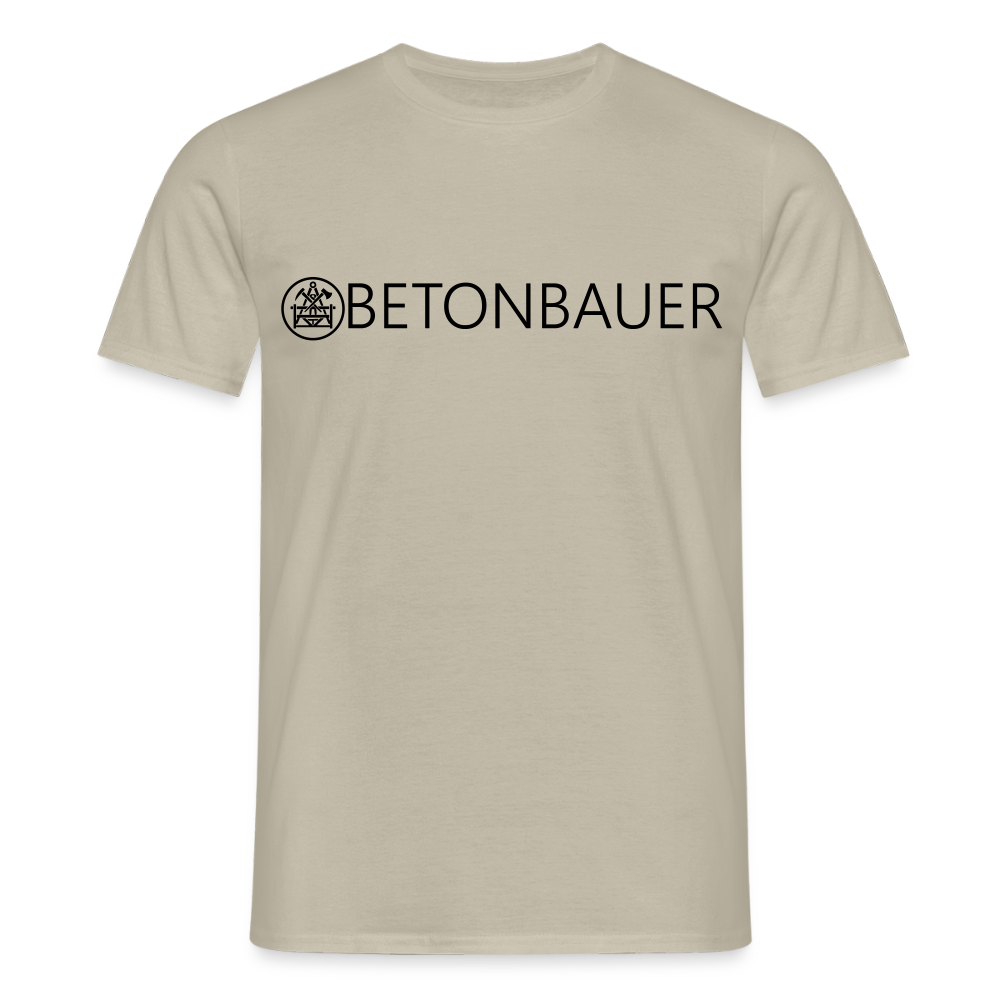 Unisex T-Shirt "Betonbauer" Sandbeige Männer T-Shirt