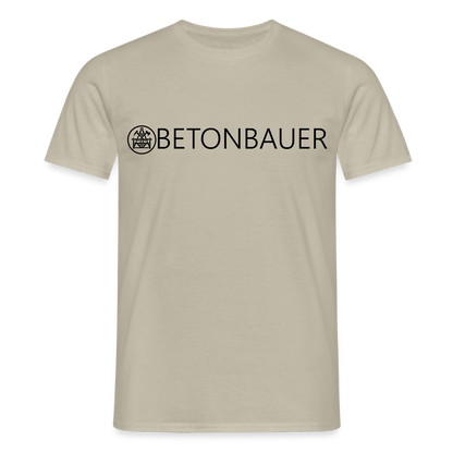 Unisex T-Shirt "Betonbauer" Sandbeige Männer T-Shirt