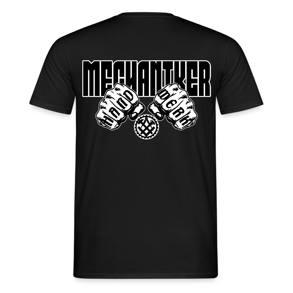 Unisex T-Shirt "Mechaniker" Schwarz Männer T-Shirt