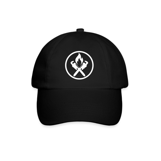 Baseballkappe "Heizungsbauer" - Schwarz/Schwarz