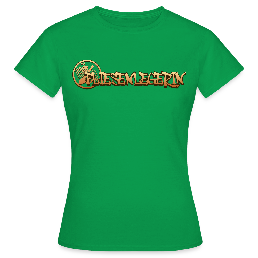 Frauen T-Shirt "Fliesenlegerin" Kelly Green Frauen T-Shirt