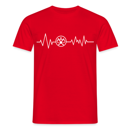 Unisex T-Shirt "Drechsler" Rot Männer T-Shirt