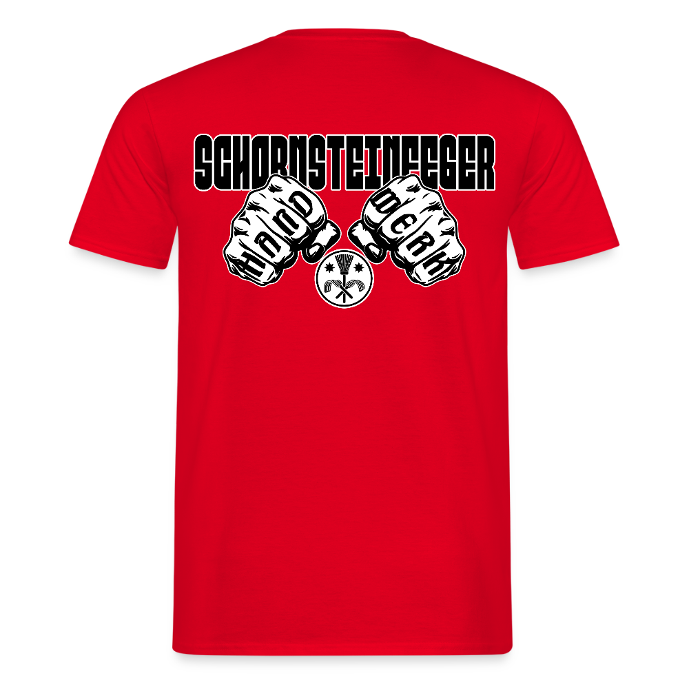 Unisex T-Shirt "Schornsteinfeger" Rot Männer T-Shirt