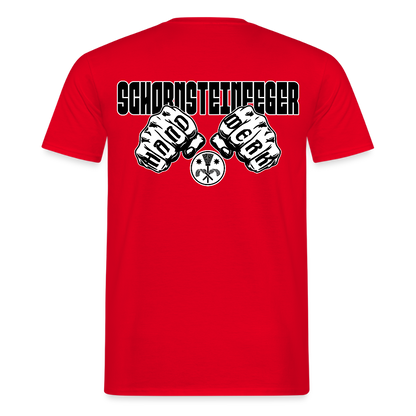 Unisex T-Shirt "Schornsteinfeger" Rot Männer T-Shirt