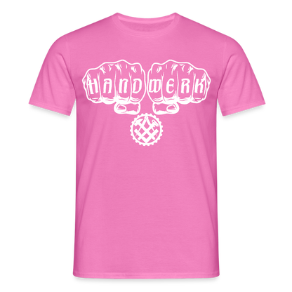 Unisex T-Shirt "Mechaniker" Pink Männer T-Shirt