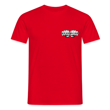 Unisex T-Shirt "Metallbauer" - Rot