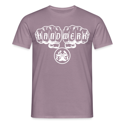Unisex T-Shirt "Metallbauer" Lilagrau Männer T-Shirt