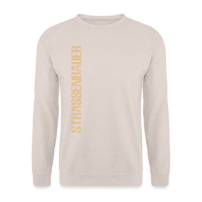 Unisex Pullover "Strassenbauer" Sand Unisex Pullover