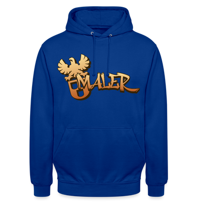 Unisex Hoodie "Maler" Royalblau Unisex Hoodie