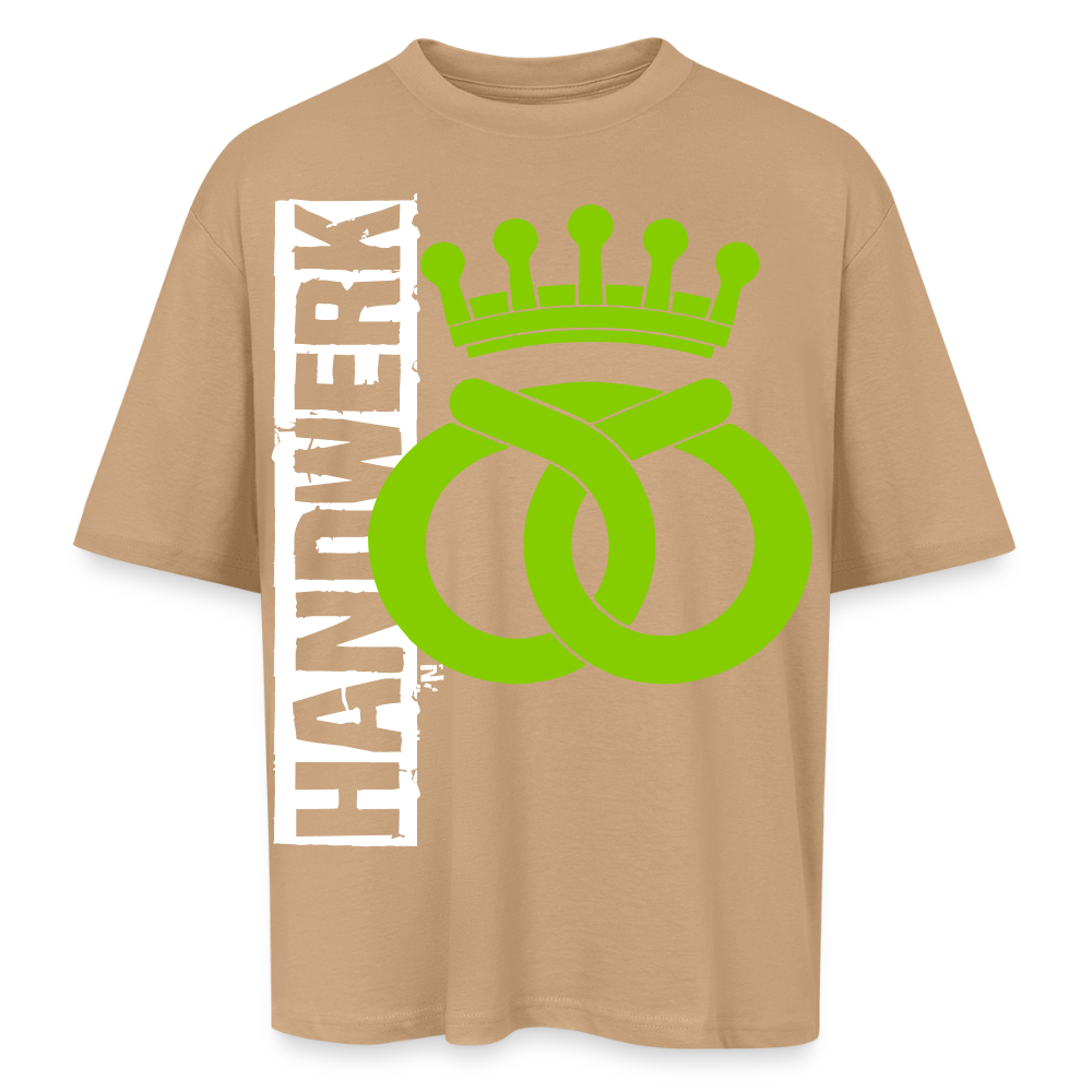 Oversized Unisex T-Shirt "Bäcker" Beige Oversized Unisex T-Shirt