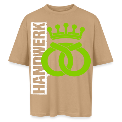 Oversized Unisex T-Shirt "Bäcker" Beige Oversized Unisex T-Shirt