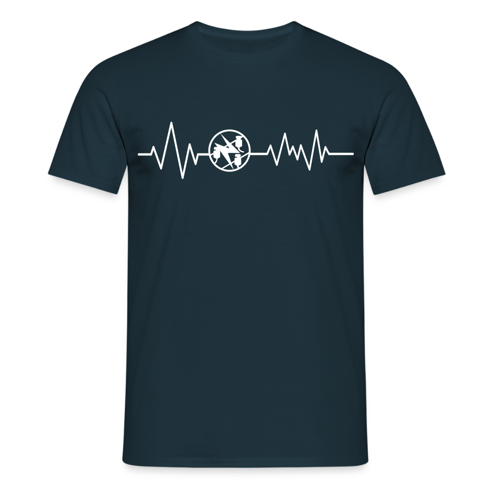 Unisex T-Shirt "Elektriker" Navy Männer T-Shirt