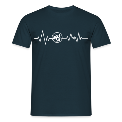 Unisex T-Shirt "Elektriker" Navy Männer T-Shirt