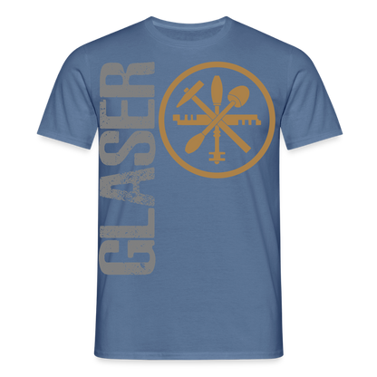 Unisex T-Shirt "Glaser" Taubenblau Männer T-Shirt