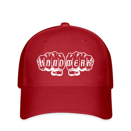 Flexfit Cap "Handwerk" Rot Flexfit Cap