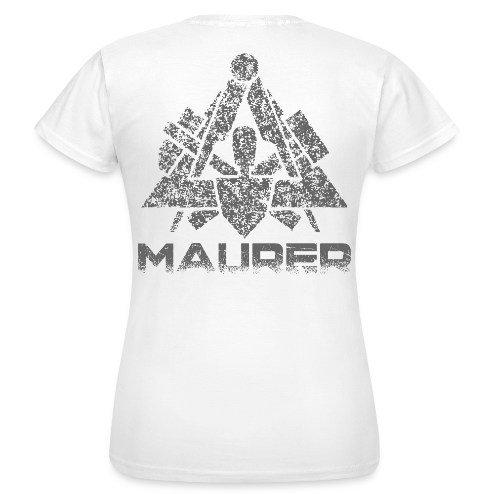 Frauen T-Shirt "Maurer" Weiß Frauen T-Shirt