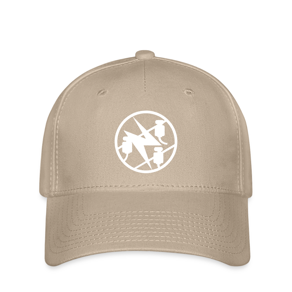 Flexfit Cap "Elektriker" Khaki Flexfit Cap