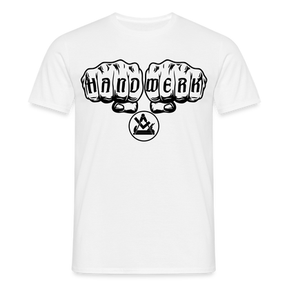 Unisex T-Shirt "Schreiner" Weiß Männer T-Shirt
