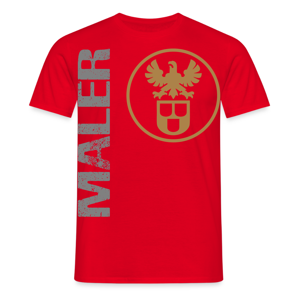 Unisex T-Shirt "Maler" Rot Männer T-Shirt