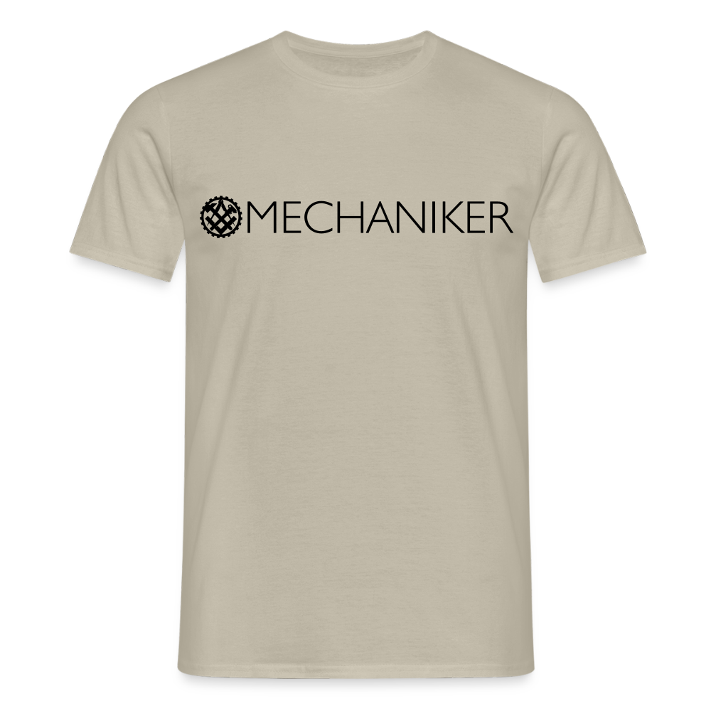 Unisex T-Shirt "Mechaniker" Sandbeige Männer T-Shirt