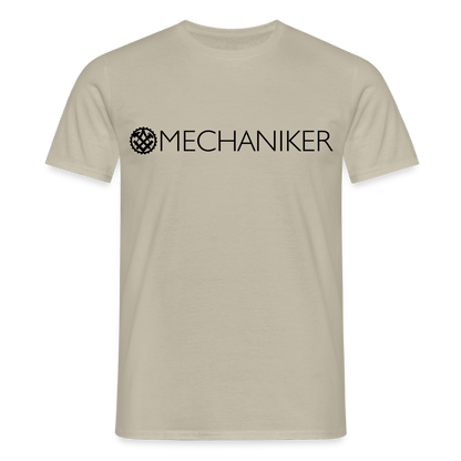 Unisex T-Shirt "Mechaniker" Sandbeige Männer T-Shirt