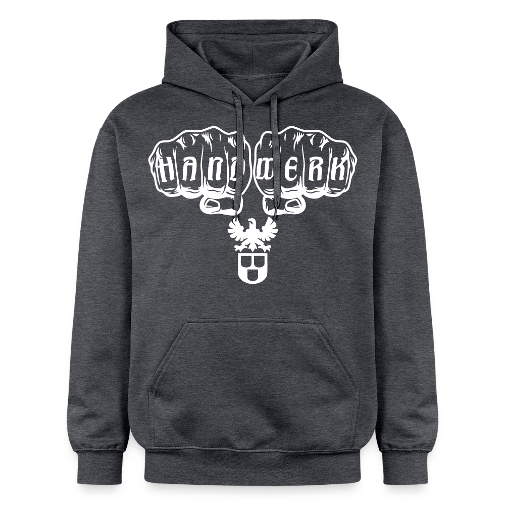 Gildan Unisex Softstyle® "Maler" Dunkelgrau meliert Gildan Unisex Softstyle® Midweight Hoodie