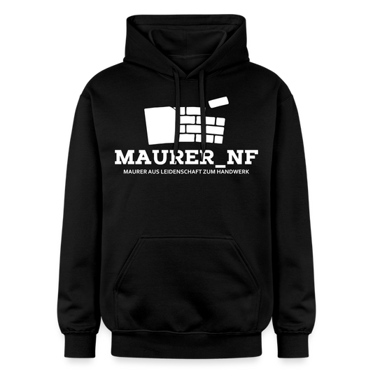 maurer_nf vorne Schwarz Gildan Unisex Softstyle® Midweight Hoodie