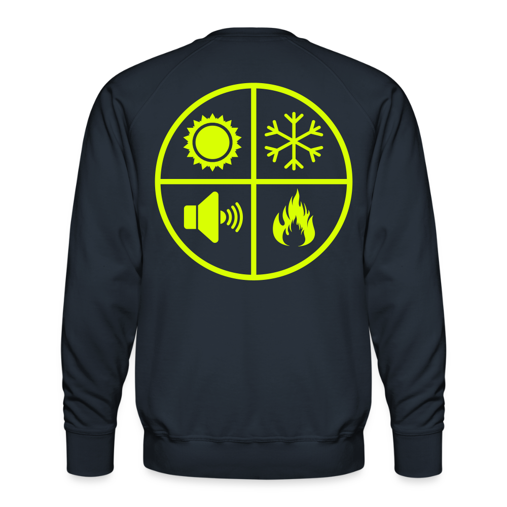 Unisex Premium Pullover "Isolierer" neongelb Männer Premium Pullover