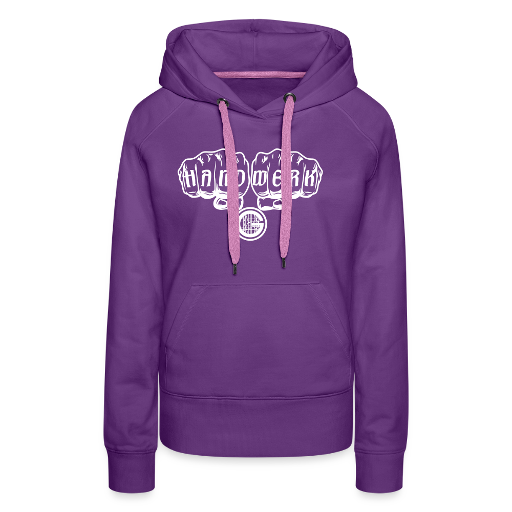 Frauen Premium Hoodie "Gerüstbauer" - Purple