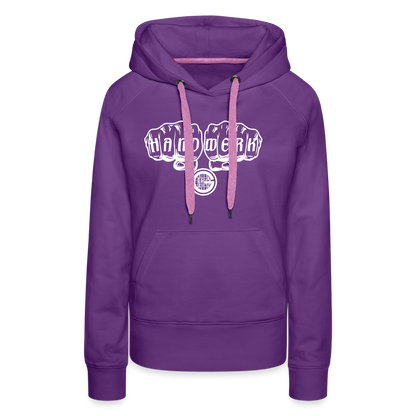 Frauen Premium Hoodie "Gerüstbauer" - Purple