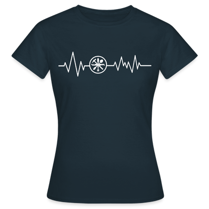 Frauen T-Shirt "Glaser" Navy Frauen T-Shirt