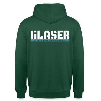 Unisex Hoodie HW-300 | MACHER "Glaser" Flaschengrün Unisex Hoodie {{ color }}