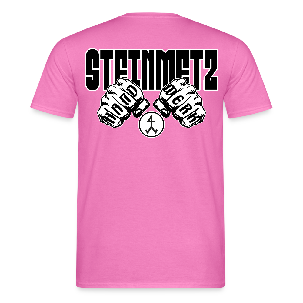 Unisex T-Shirt "Steinmetz" Pink Männer T-Shirt