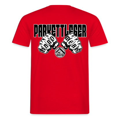 Unisex T-Shirt "Parkettleger" Rot Männer T-Shirt
