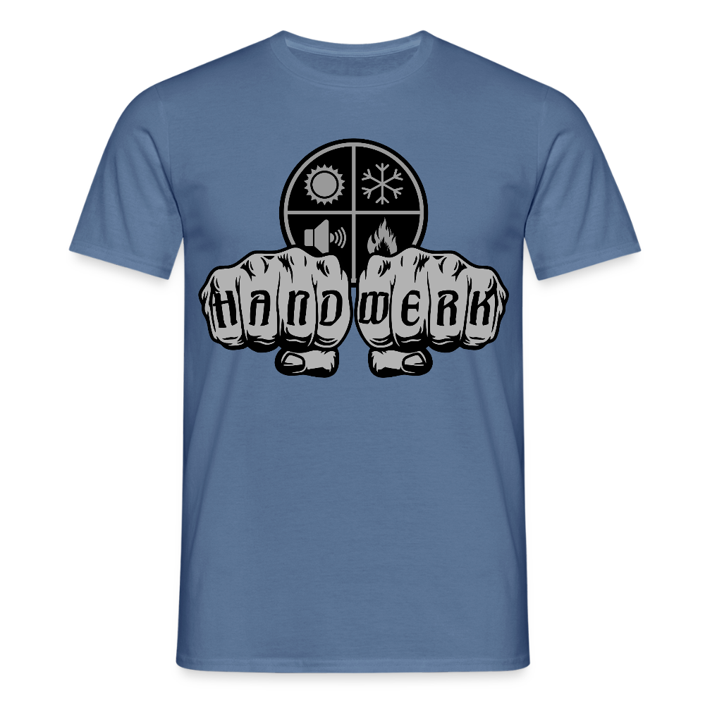 Unisex T-Shirt "Isolierer" Taubenblau Männer T-Shirt