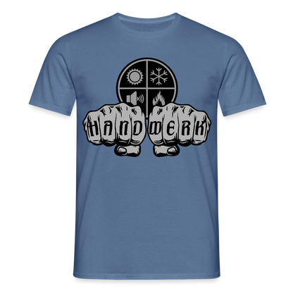 Unisex T-Shirt "Isolierer" Taubenblau Männer T-Shirt