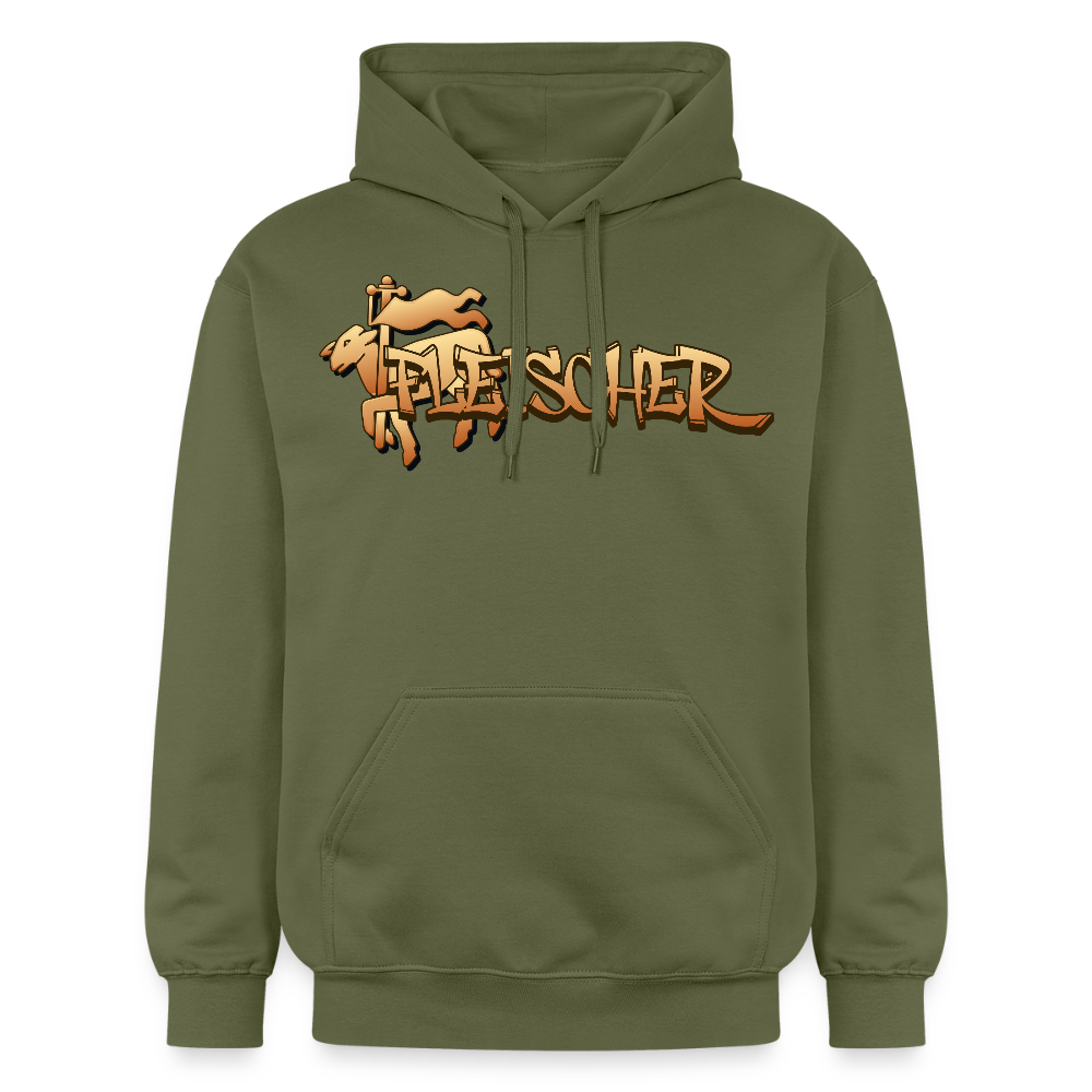 Gildan Unisex Softstyle® "Fleischer" Militärgrün Gildan Unisex Softstyle® Midweight Hoodie