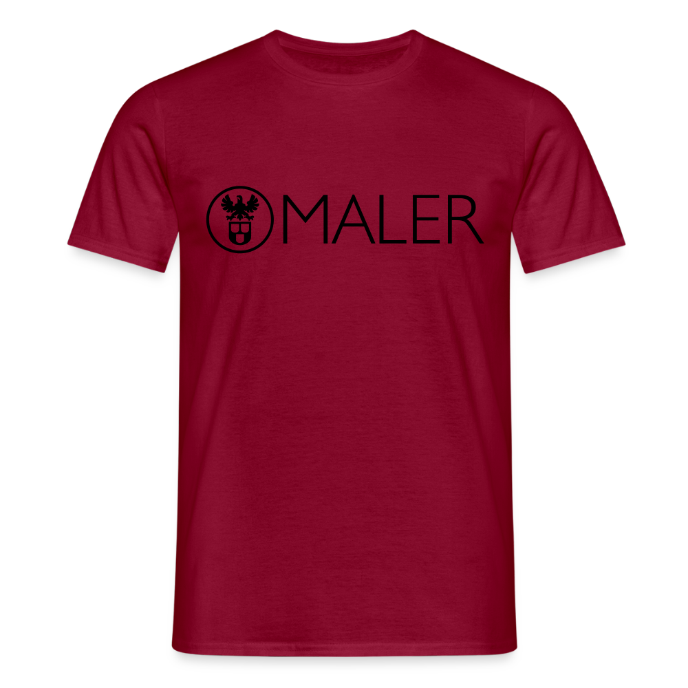 Unisex T-Shirt "Maler" Ziegelrot Männer T-Shirt