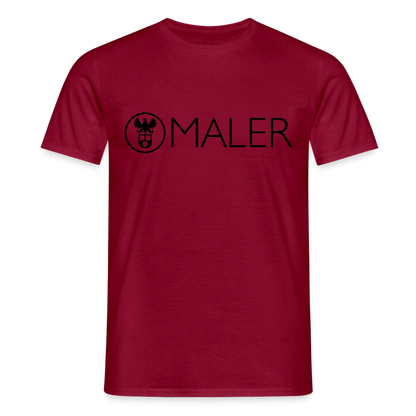 Unisex T-Shirt "Maler" Ziegelrot Männer T-Shirt