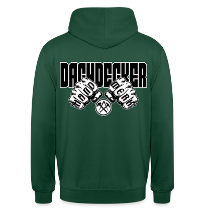Unisex Hoodie "Dachdecker" Flaschengrün Unisex Hoodie