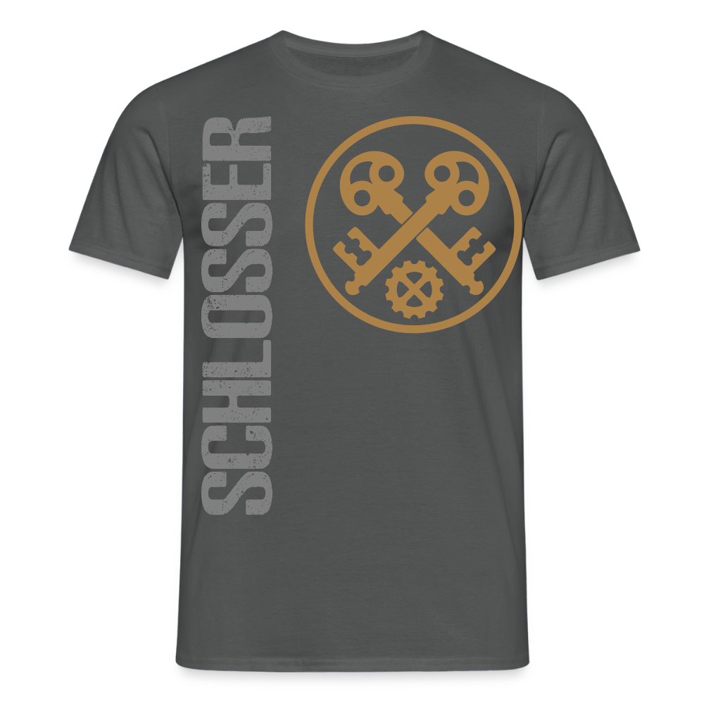 Unisex T-Shirt "Schlosser" Anthrazit Männer T-Shirt