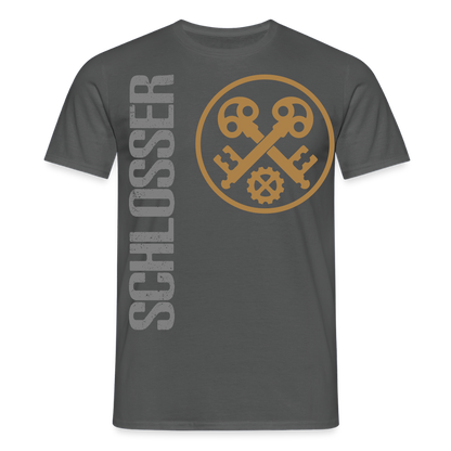 Unisex T-Shirt "Schlosser" Anthrazit Männer T-Shirt