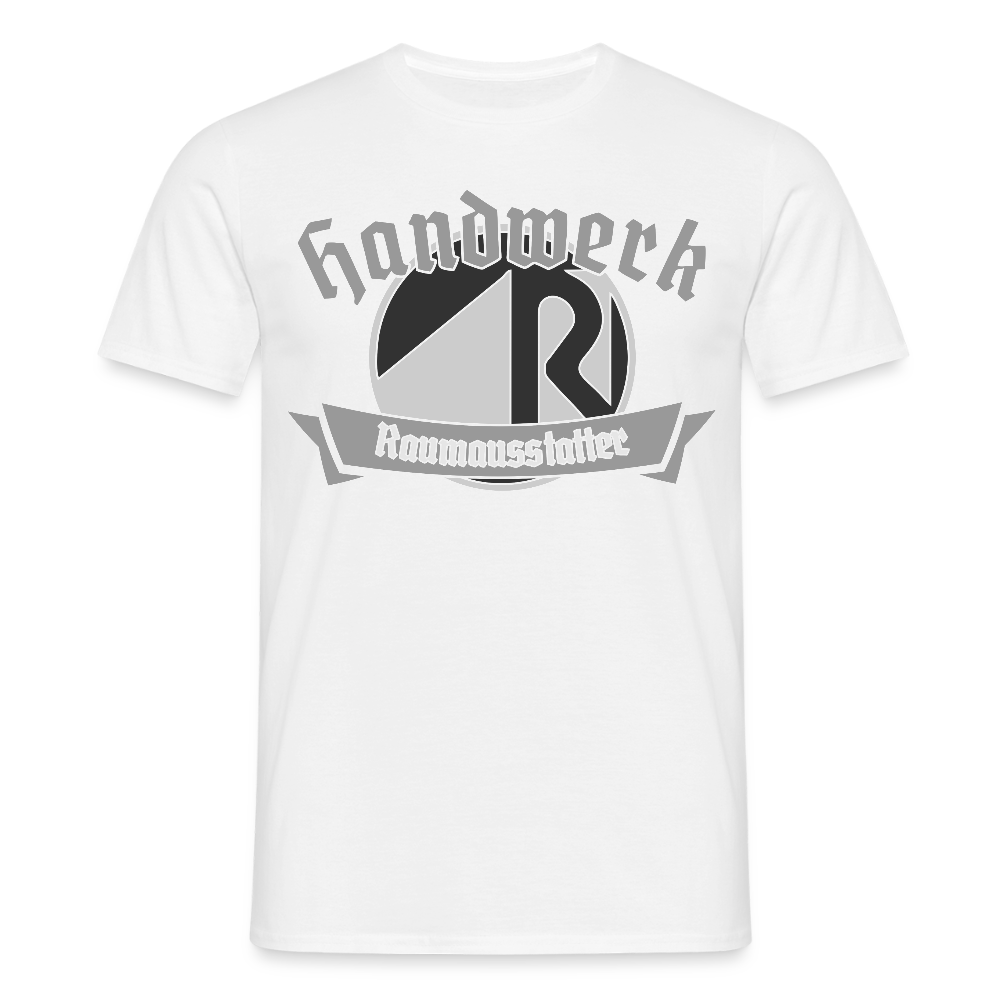 Unisex T-Shirt "Raumausstatter" Weiß Männer T-Shirt