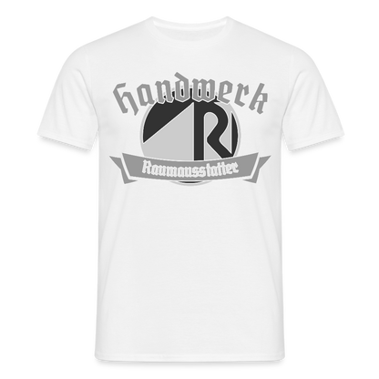 Unisex T-Shirt "Raumausstatter" Weiß Männer T-Shirt