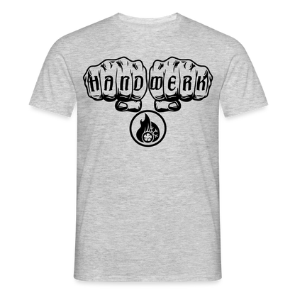 Unisex T-Shirt "Klimatechniker" Grau meliert Männer T-Shirt